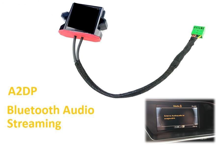 YuYue Electronic Câble adaptateur récepteur auxiliaire Bluetooth pour VW  Audi A4 A5 A6 Q5 Q7 après 2009 entrée multimédia audio AMI MDI Interface 3G  : : Électronique