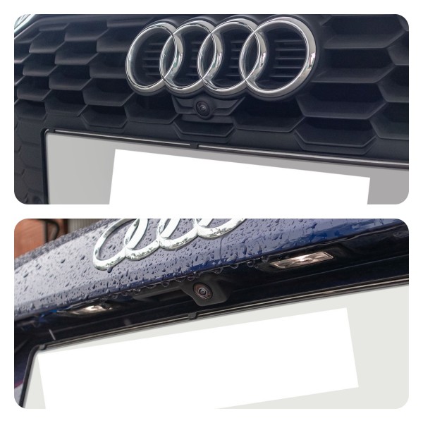 Logo black Audi TT AVANT+ARRIERE - VAG-CAR